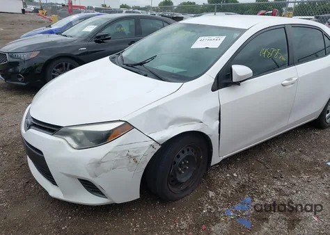 2016 Toyota Corolla Le from USA, damaged, VIN 2T1BURHE3GC617457